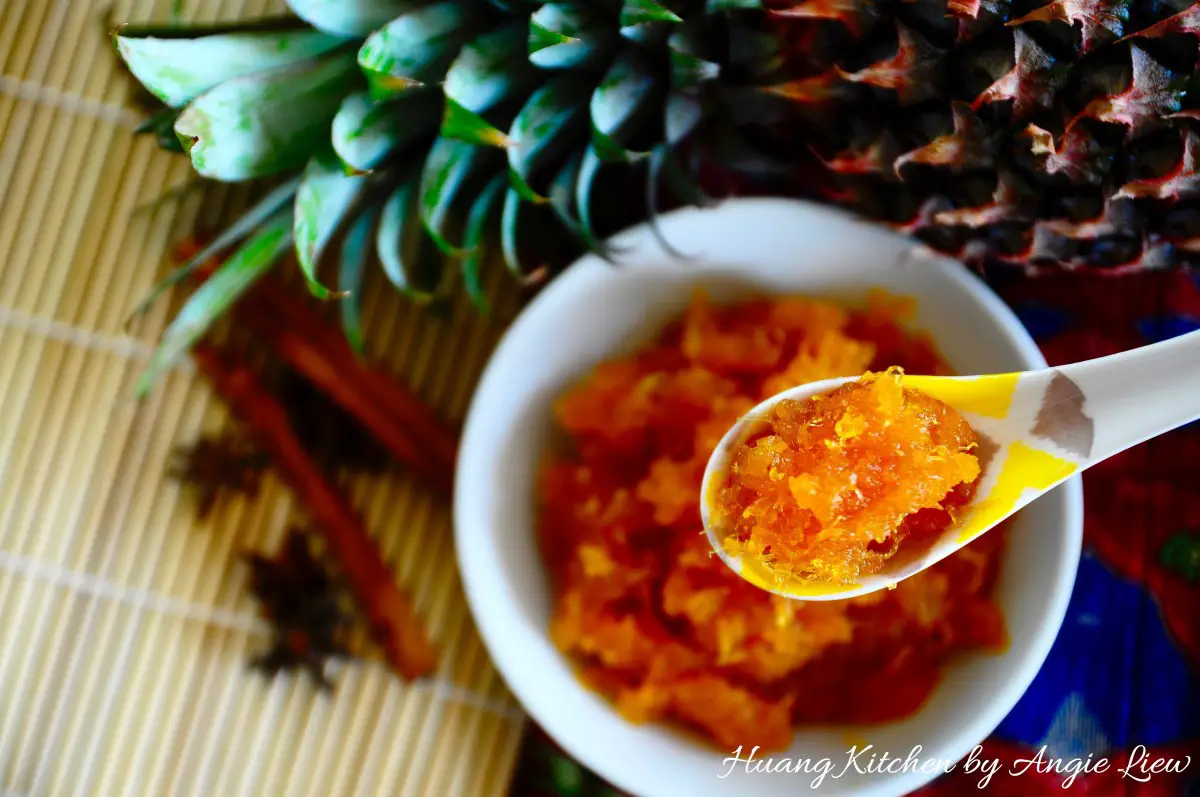 Pineapple Jam Recipe 凤梨果酱食谱 Huang Kitchen