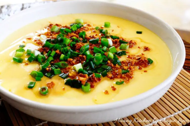 Chinese Steamed Egg Recipe 蒸水蛋 Huang Kitchen