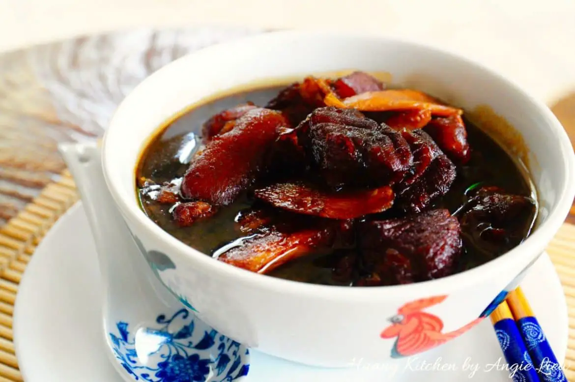Black Sweet Vinegar Pork Trotter Recipe 猪脚醋(姜醋猪脚) Huang Kitchen