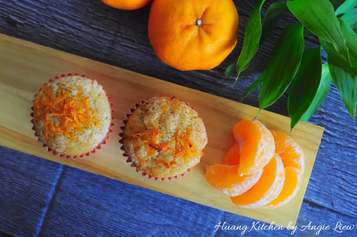 Mandarin Orange Muffins Recipe 柑橘玛芬糕 Huang Kitchen