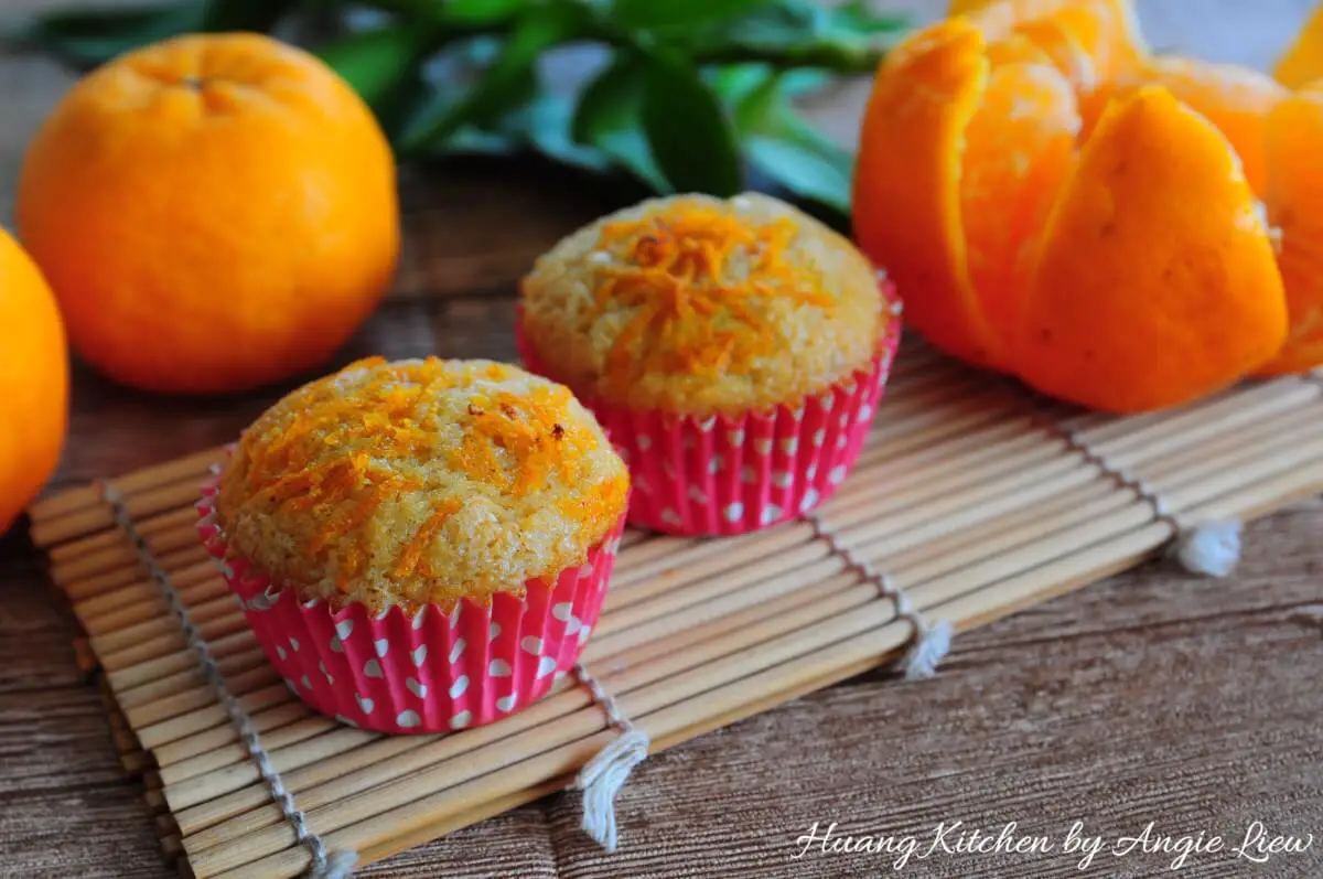 Mandarin Orange Muffins Recipe 柑橘玛芬糕 Huang Kitchen
