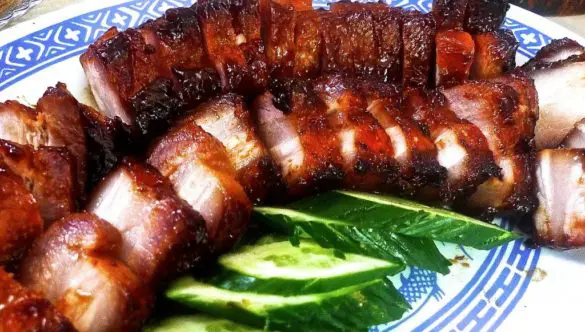 Oven Grilled Char Siew Chinese Barbecue Pork 叉烧 Huang Kitchen