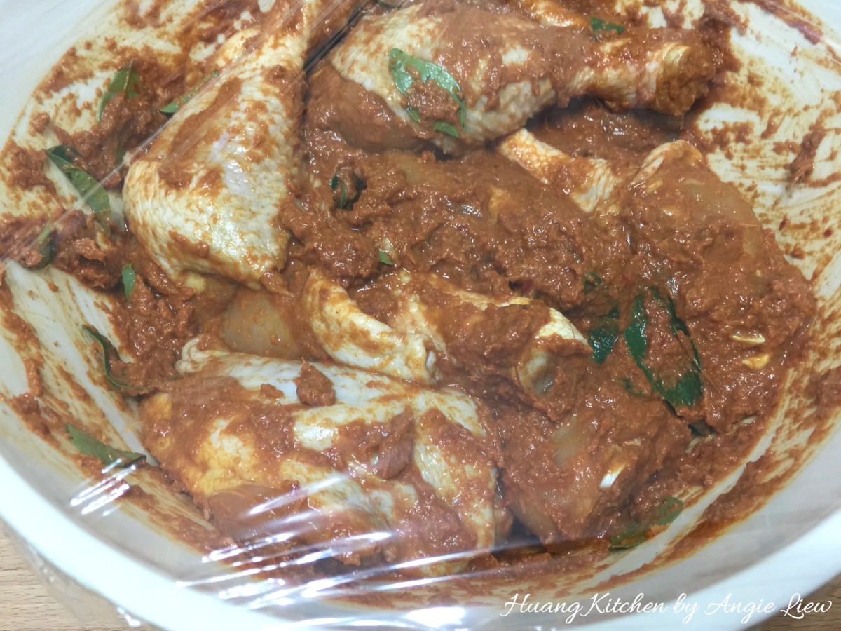 Ayam Goreng Berempah Recipe (Malay Spiced Fried Chicken) - overnight
