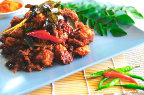 Kam Heong Chicken (Vegetarian) - Served With Curry Leaves