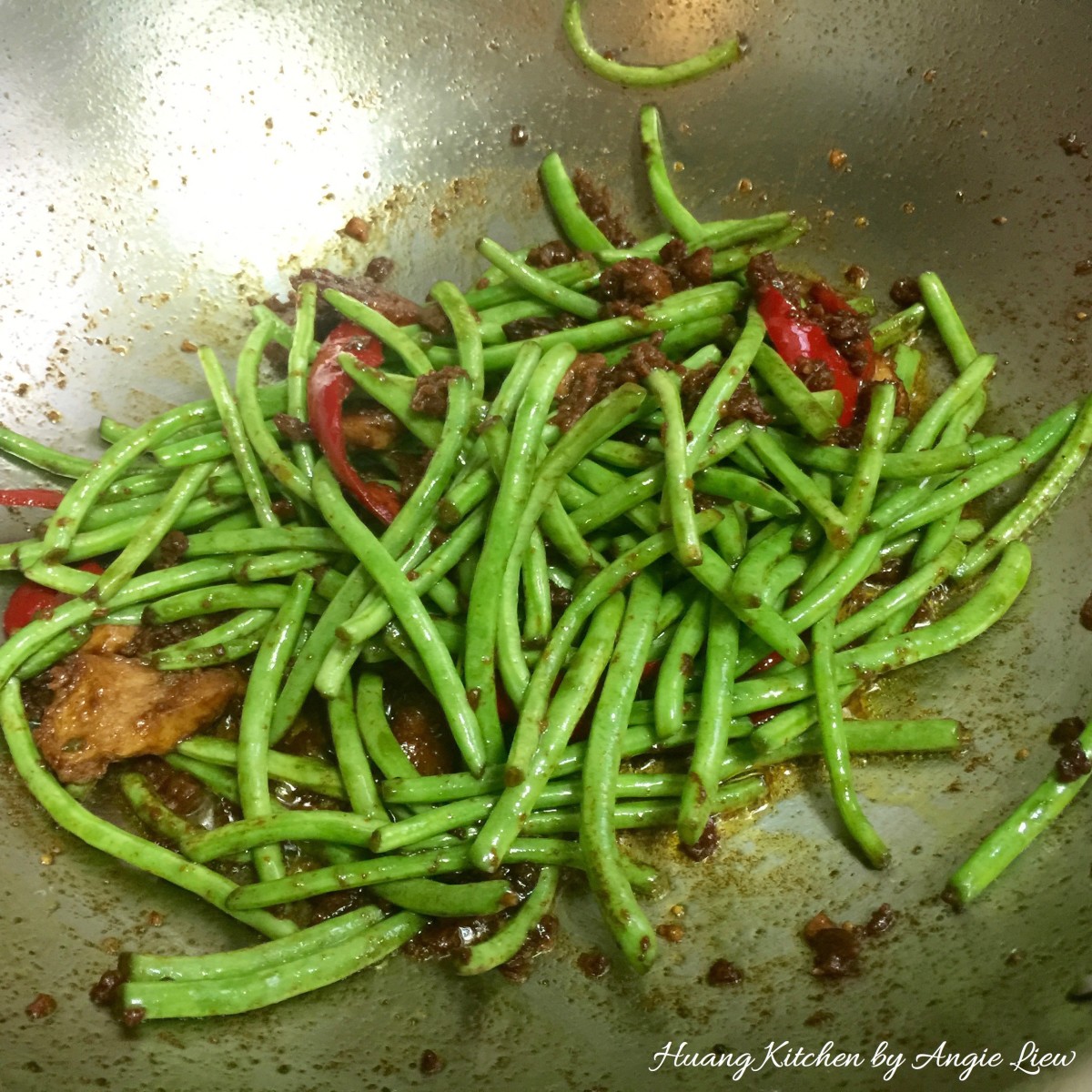 Vegetarian Kam Heong French Bean
