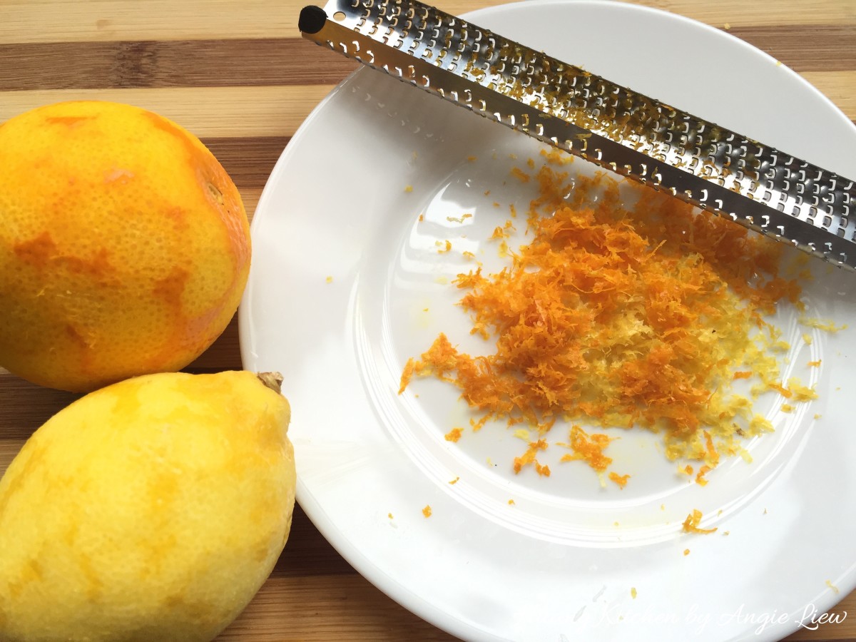 Christmas Fruit Mince Recipe - zest orange lemon