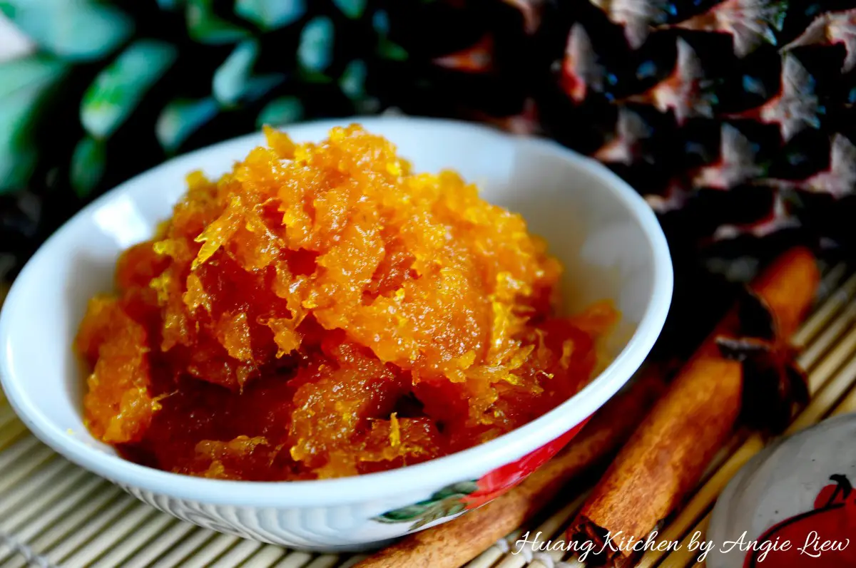 Pineapple Jam Recipe 凤梨果酱食谱 Huang Kitchen