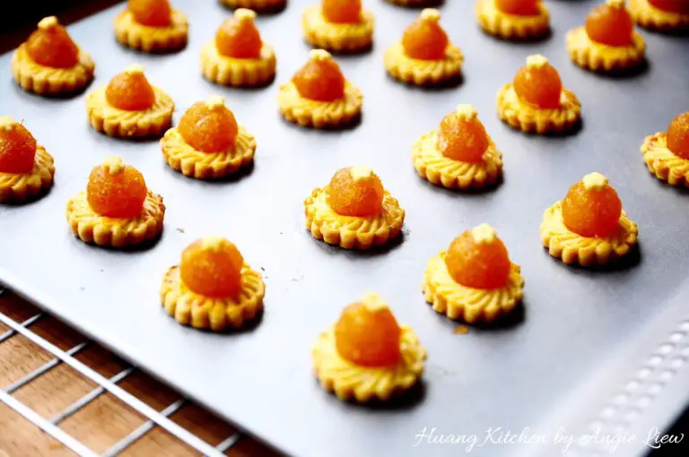 Flower Blossom Pineapple Tarts Recipe 花朵黄梨塔 Huang Kitchen