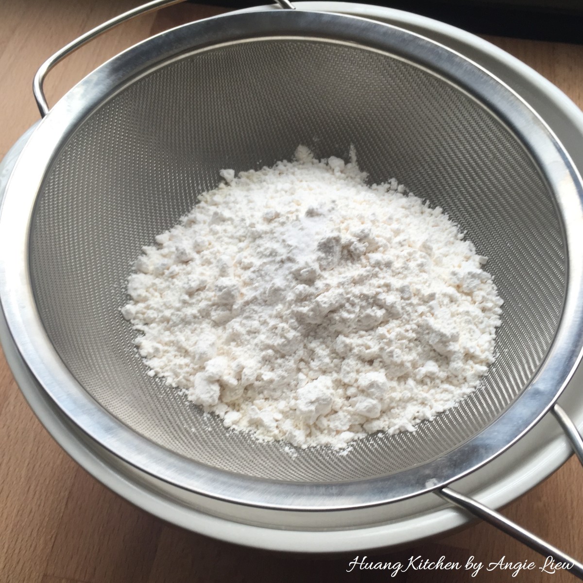 Dainty Pineapple Tarts - sieve flour