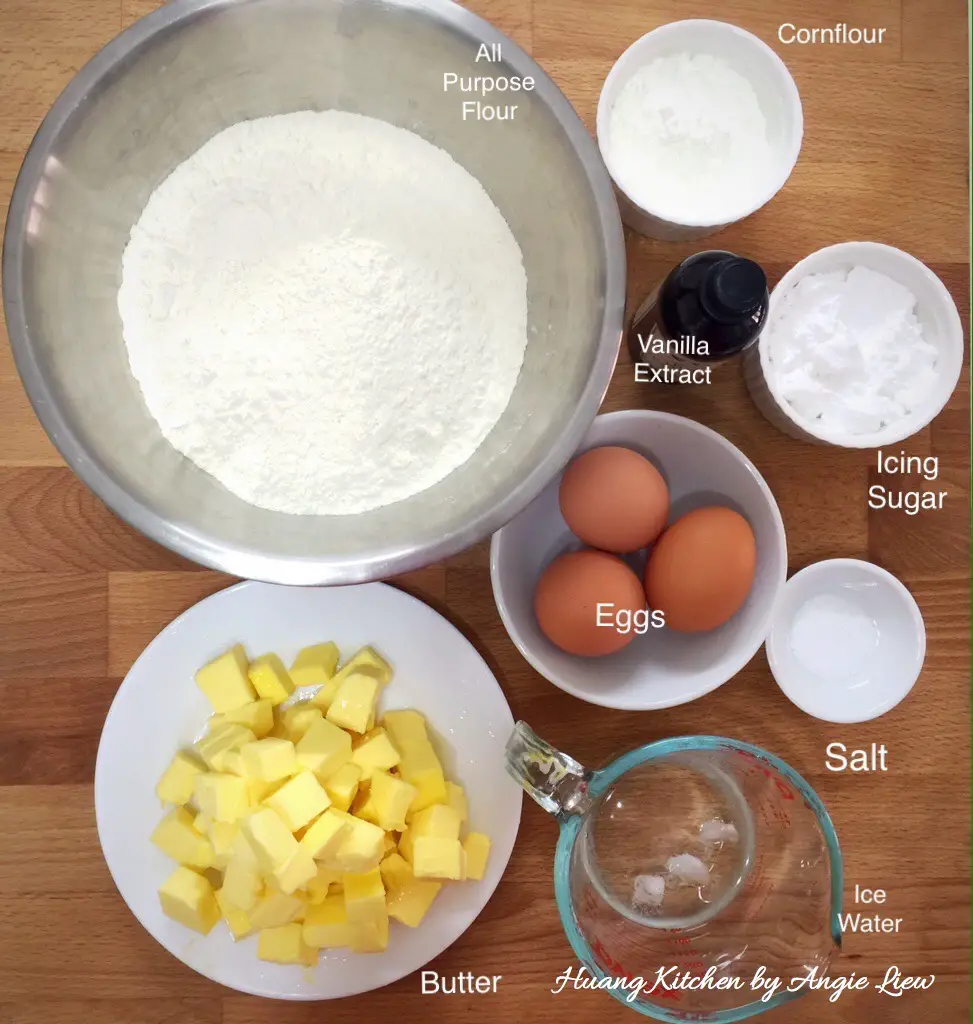 Rose Pineapple Tarts Recipe - Ingredients