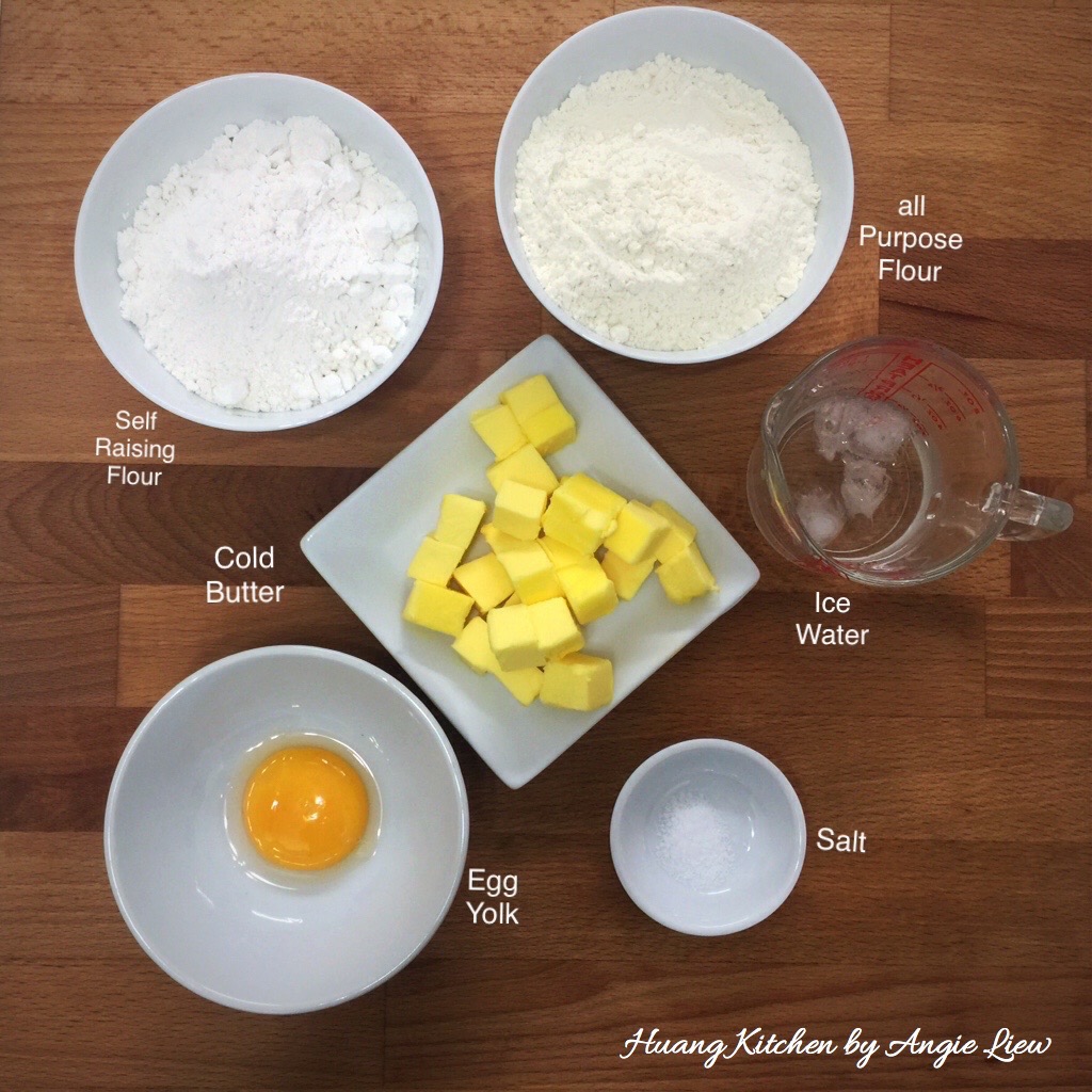 Dainty Pineapple Tarts - ingredients
