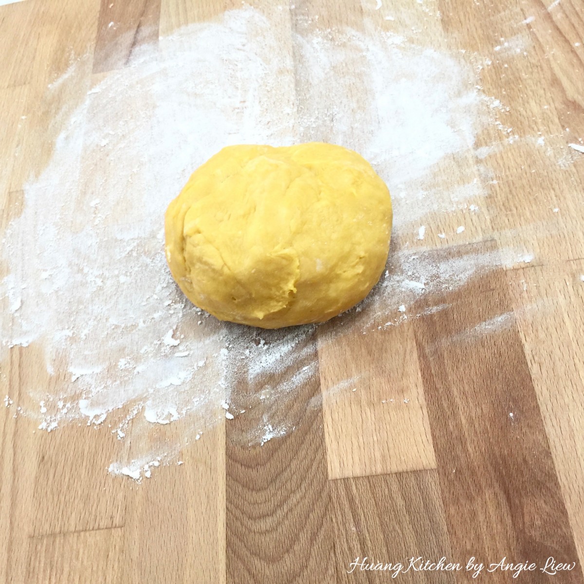 Sesame Cookie Balls Recipe - flour working surface