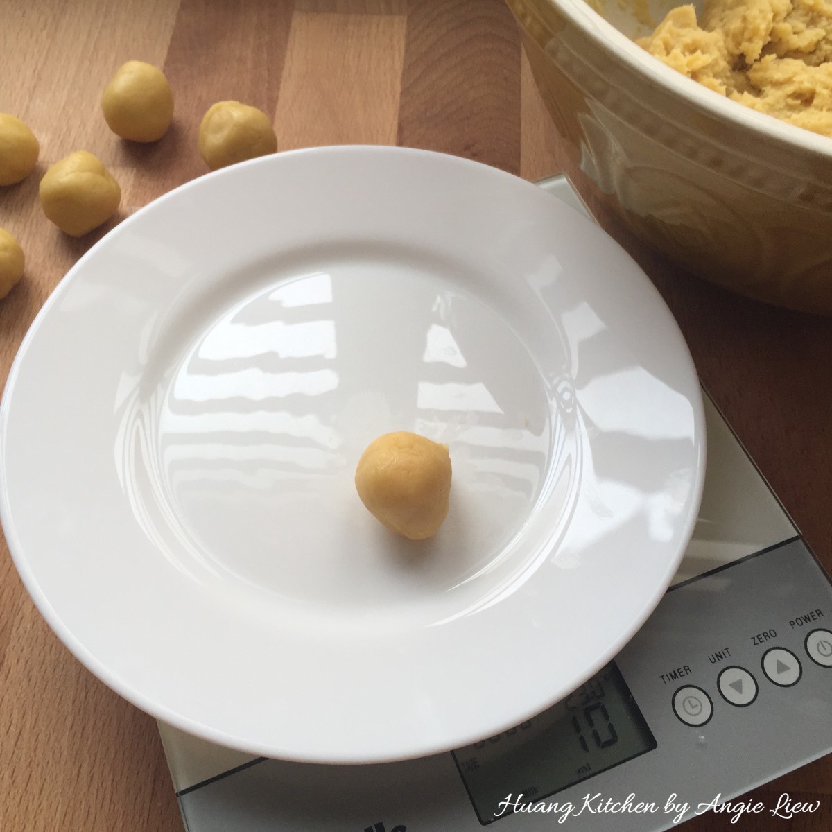 Rose Pineapple Tarts Recipe - dough balls