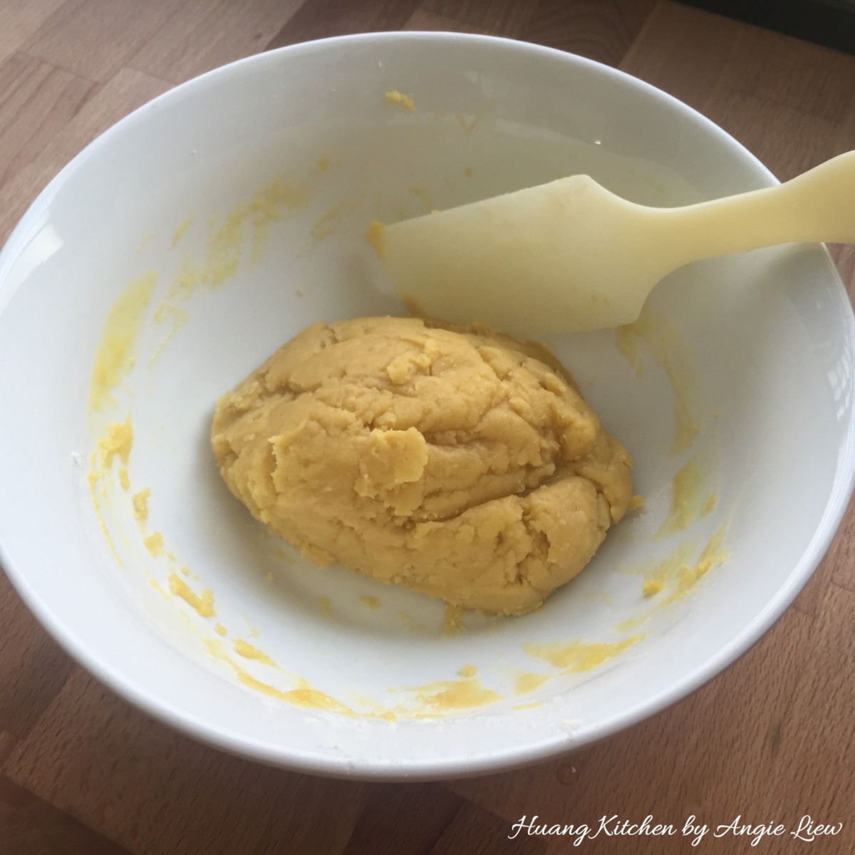 Spiral Curry Puffs recipe - add melted margarine