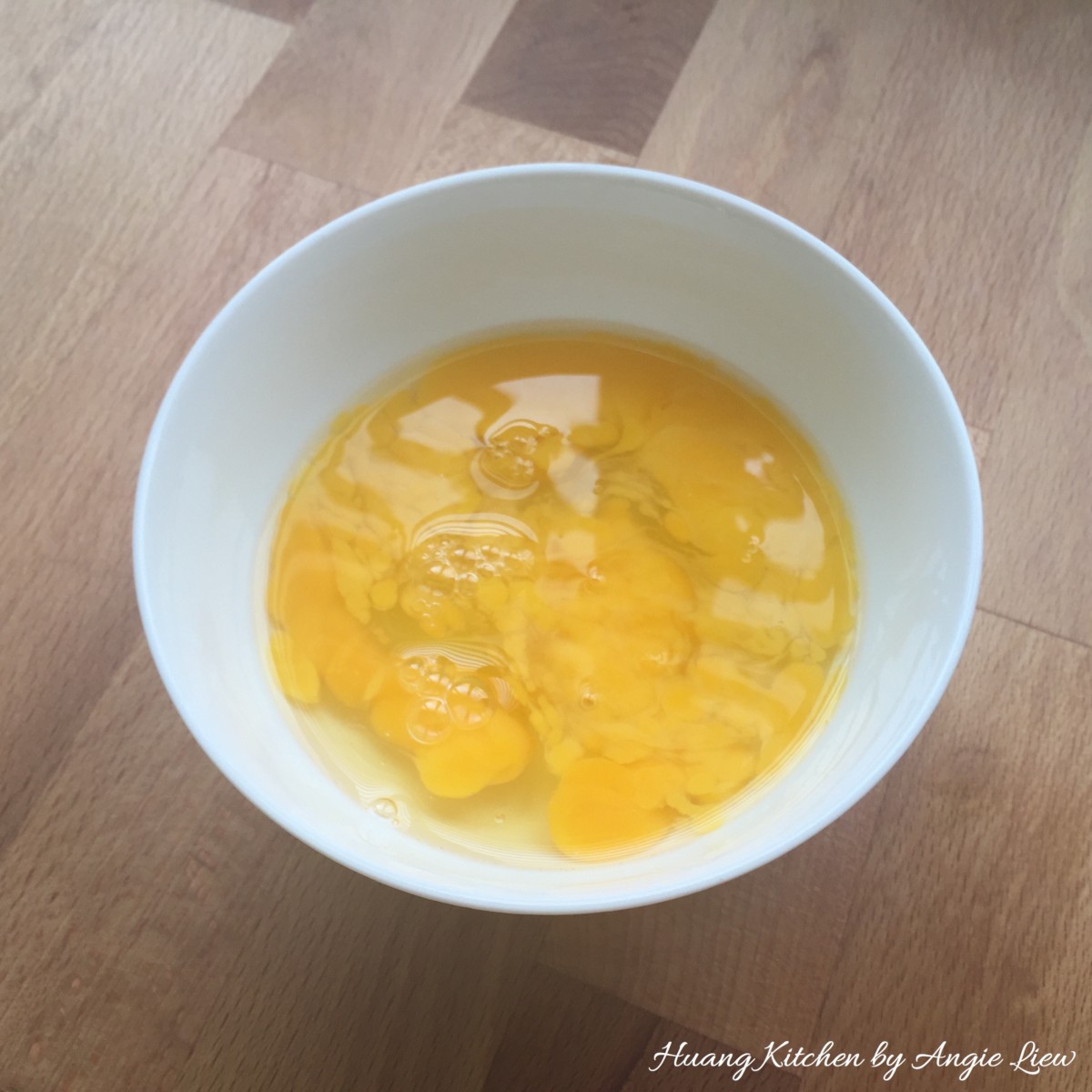 Spiral Curry Puffs recipe - beat eggs