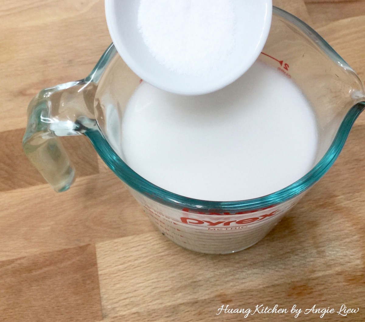 Nasi Lemak Recipe (Coconut Milk Steamed Rice) - add salt sugar