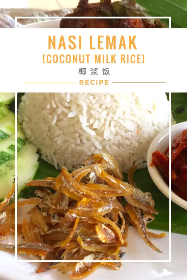 Nasi Lemak Recipe (Coconut Milk Rice) 椰浆饭 Huang Kitchen