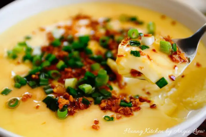 Chinese Steamed Egg Recipe 蒸水蛋