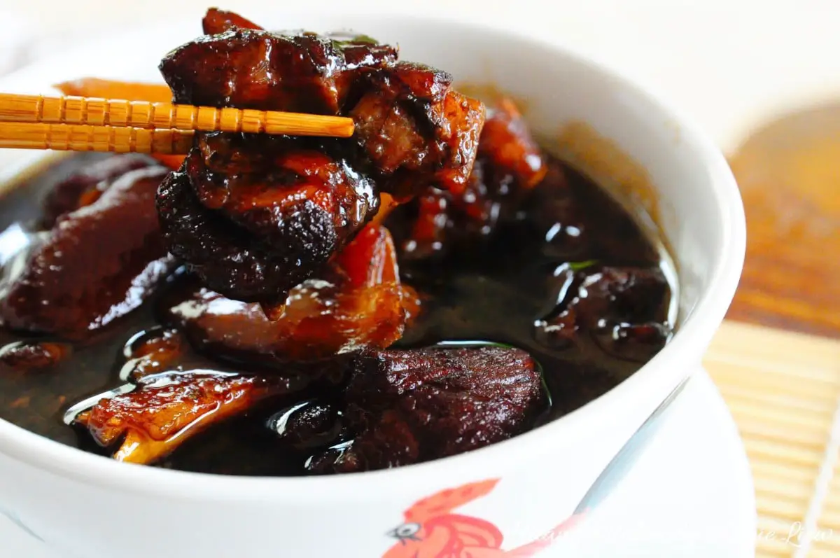 Black Sweet Vinegar Pork Trotter Recipe 猪脚醋(姜醋猪脚) Huang Kitchen