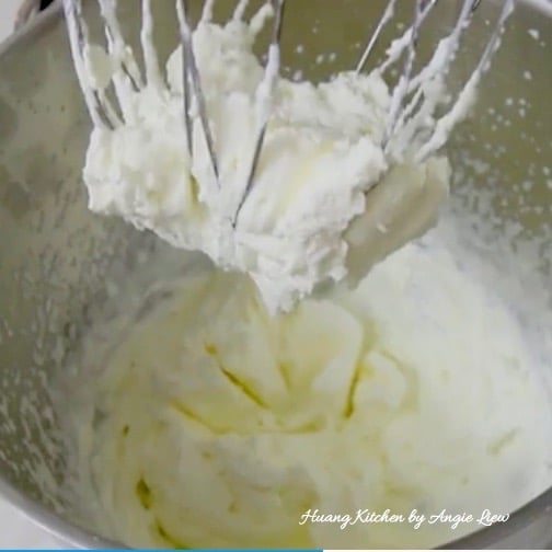 Whisk cream until firm peaks form.