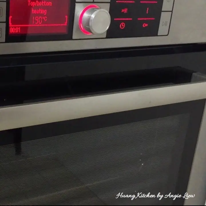 Preheat oven to 190 degree C