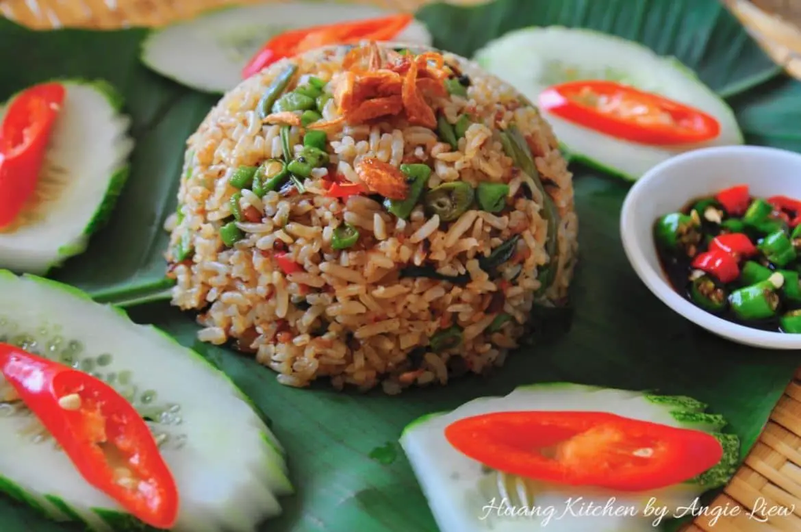 Village Style Fried Rice Recipe Nasi Goreng Kampung é©¬æ¥å®¶ä¹¡çé¥­ Huang Kitchen