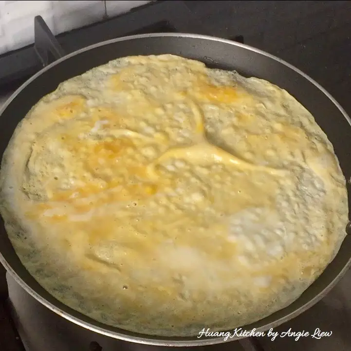 Make omelette.