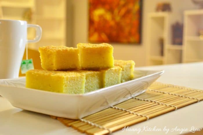 Baked Tapioca Cake - Kuih Bingka Ubi - 烤木薯糕