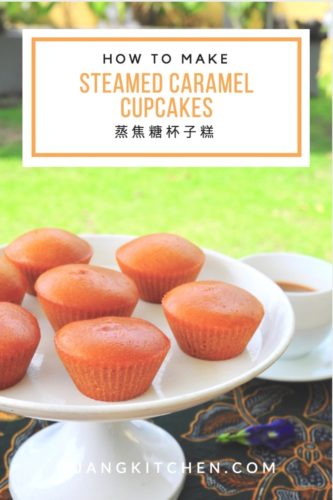 Steamed Caramel Cupcakes Recipe - Huang Kitchen Pinterest
