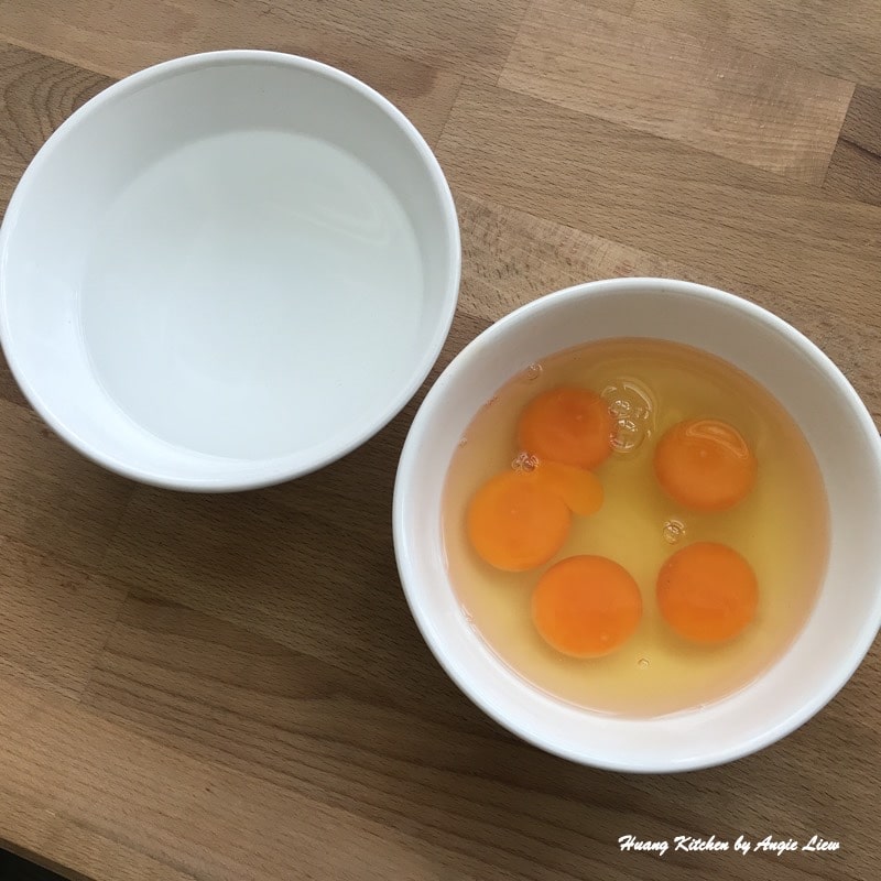 Prepare egg ingredients
