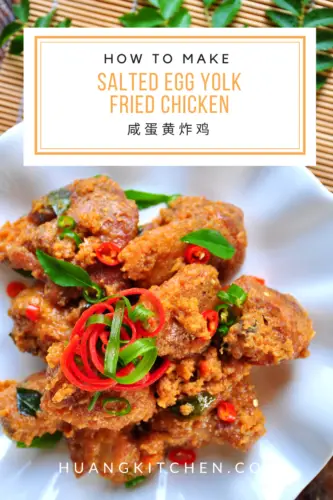 Salted Egg Yolk Fried Chicken Recipe Pinterest Huang Kitchen