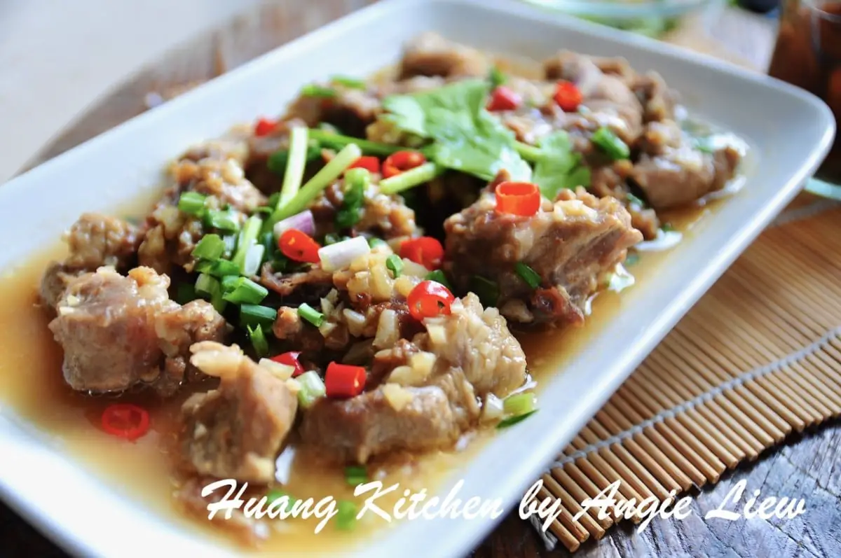 Steamed Pork Ribs With Pickled Plum
