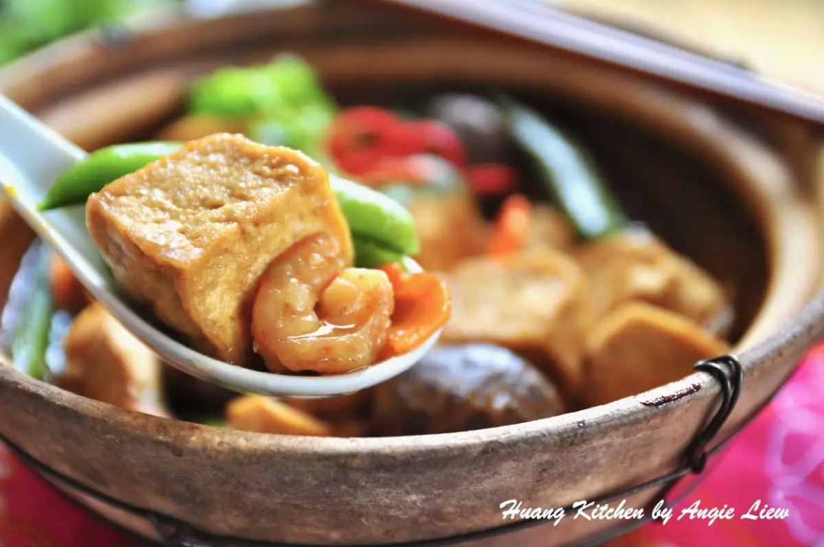 Claypot Bean Curd Recipe 瓦煲豆腐食谱 Huang Kitchen