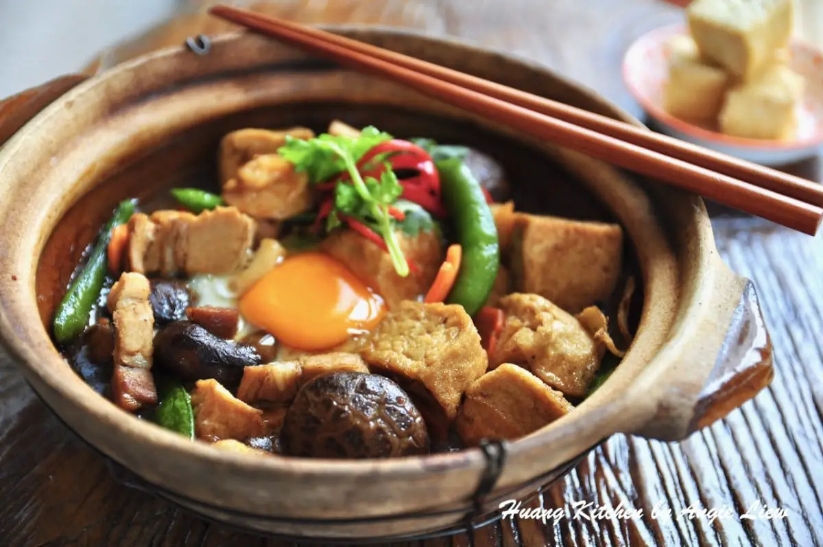 Claypot Bean Curd Recipe 瓦煲豆腐食谱 Huang Kitchen