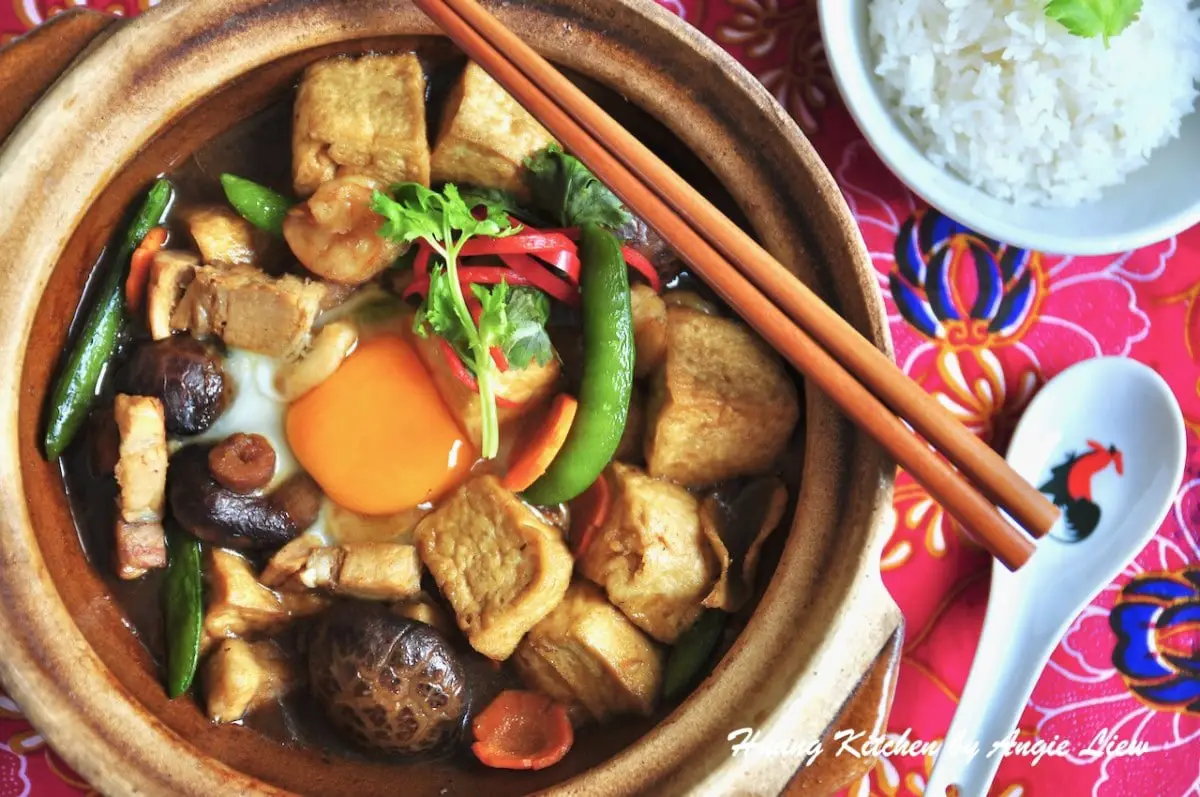 Claypot Bean Curd Recipe 瓦煲豆腐食谱 Huang Kitchen