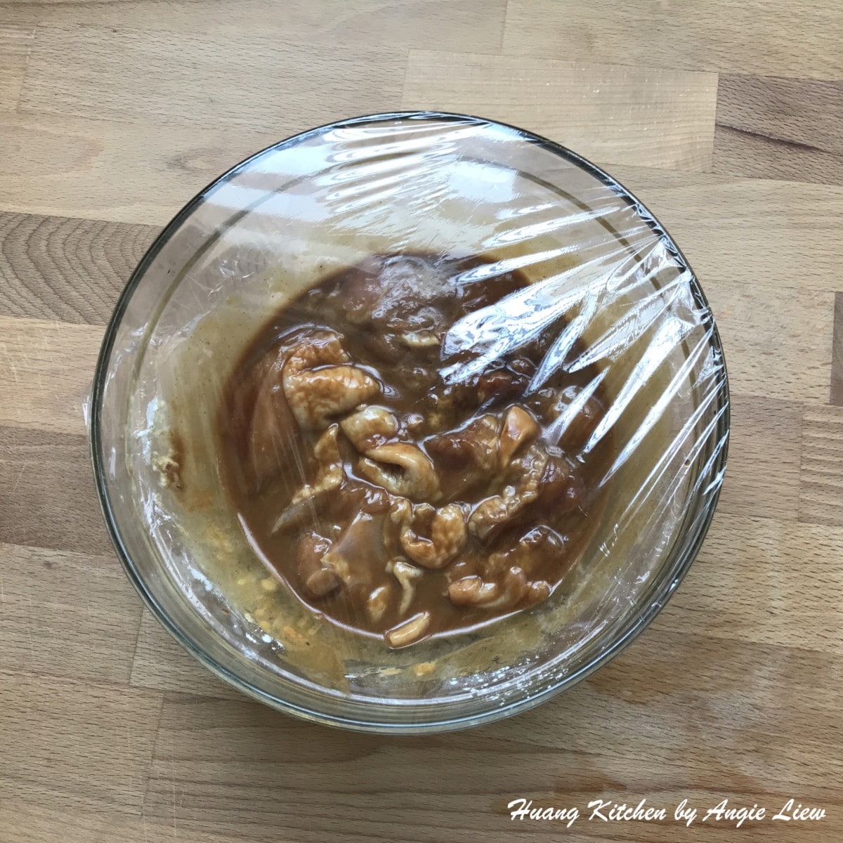 Marinade chicken for at least 3 hours.