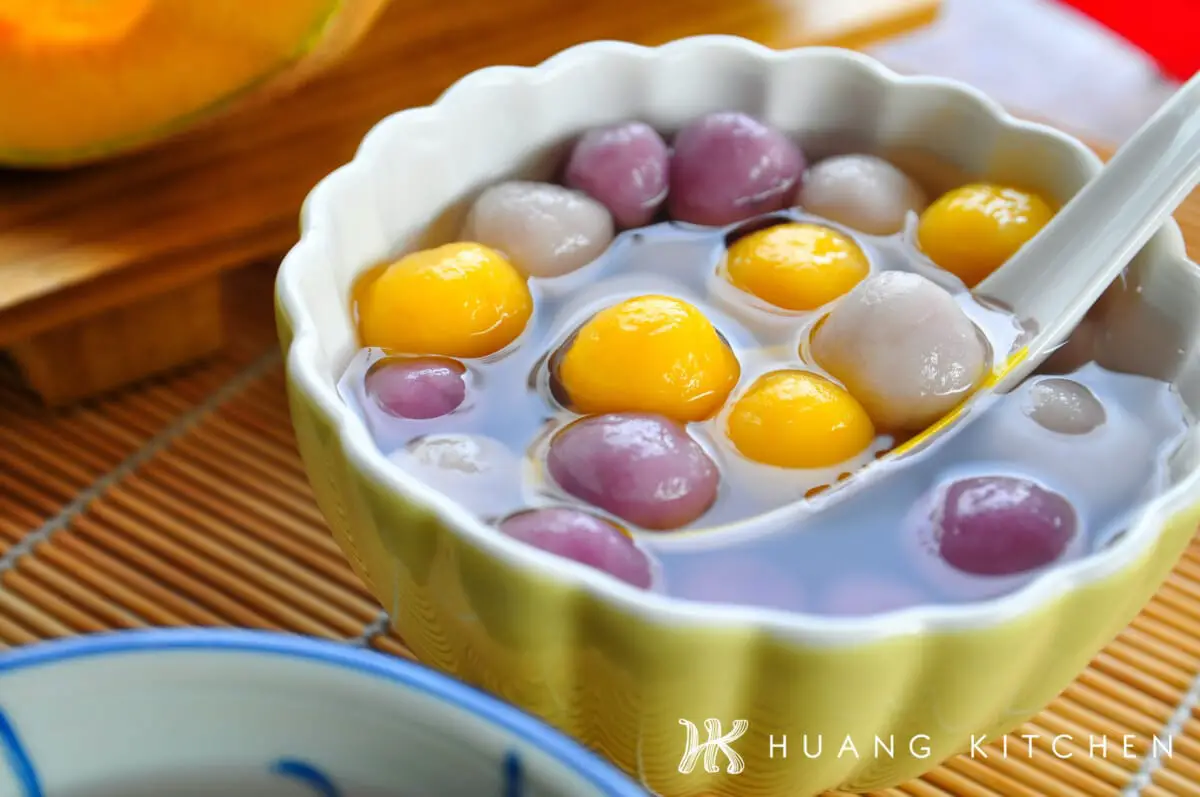 Taro, Purple Sweet Potato and Pumpkin Glutinous Rice Balls Recipe ...