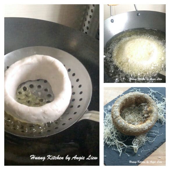 Kung Pao Crispy Yam Basket 宫保芋头圈 Huang Kitchen