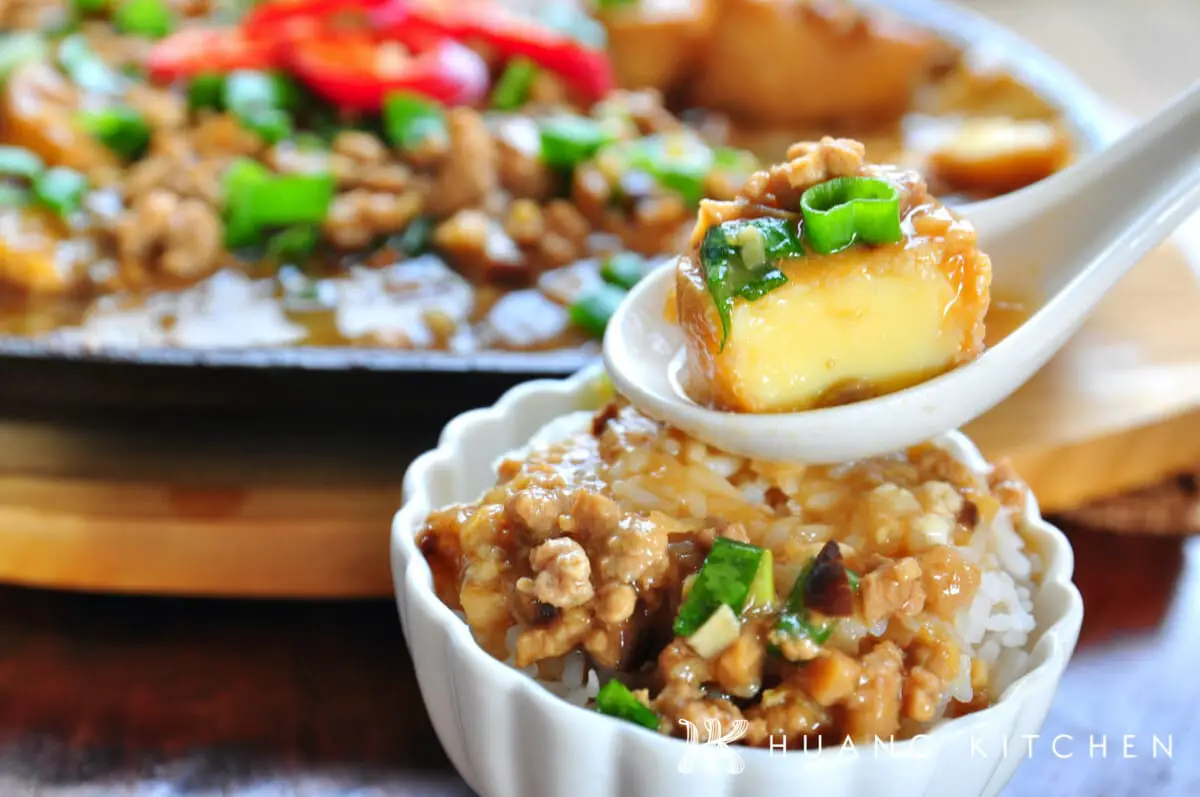 Sizzling Hot Plate Beancurd Recipe 铁板豆腐食谱 Huang Kitchen