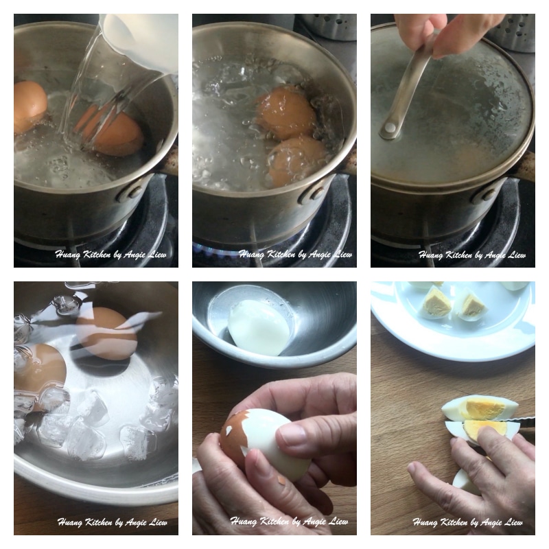Make hard boiled eggs.