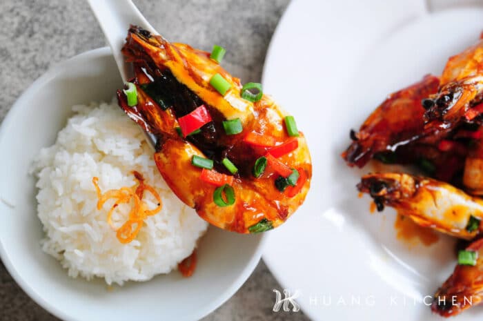 Enjoy - Tamarind Prawns Recipe 亚参虾食谱 Assam Prawns Recipe by Huang Kitchen