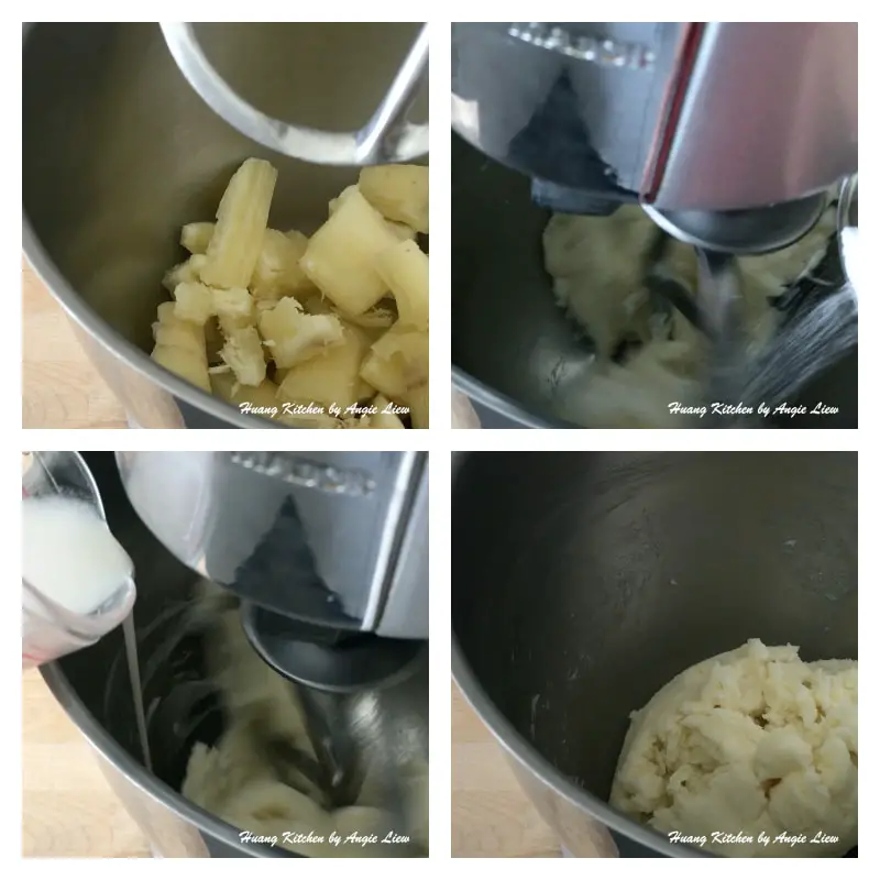 Making tapioca dough
