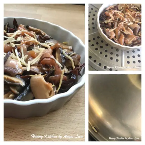 Chinese Steamed Chicken with Dried Shiitake Mushroom Recipe 香菇蒸鸡 ...