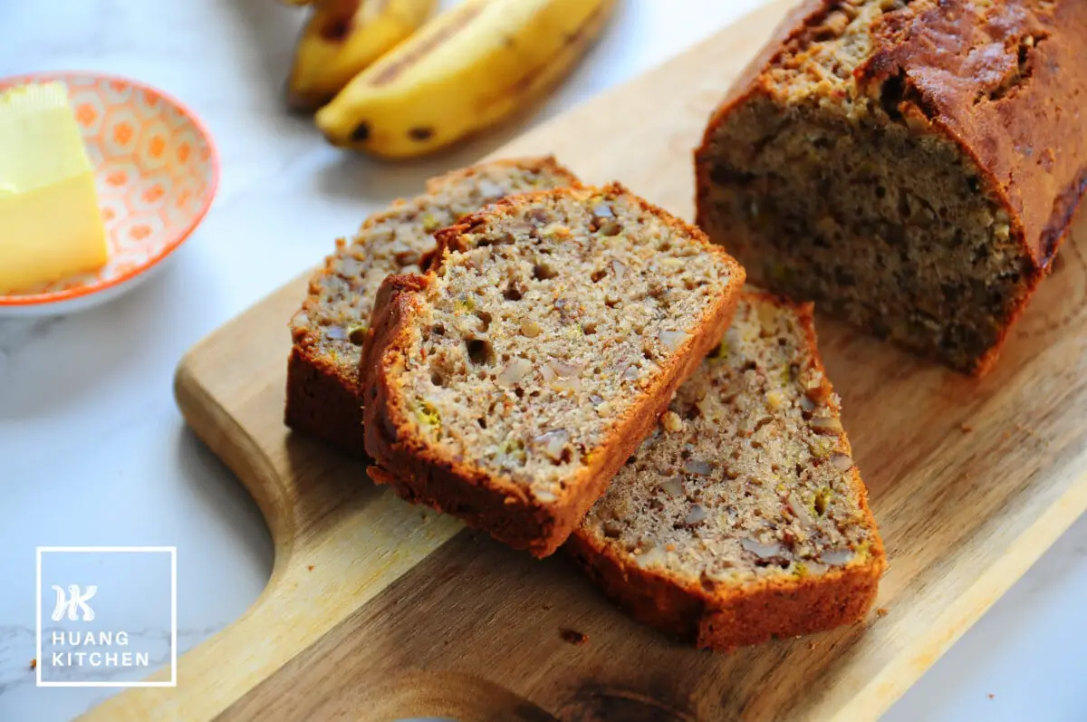 Easy Homemade Banana Bread Recipe 香蕉面包食谱 Huang Kitchen Easy Homemade Banana Bread Recipe 香蕉面包食谱 Huang Kitchen