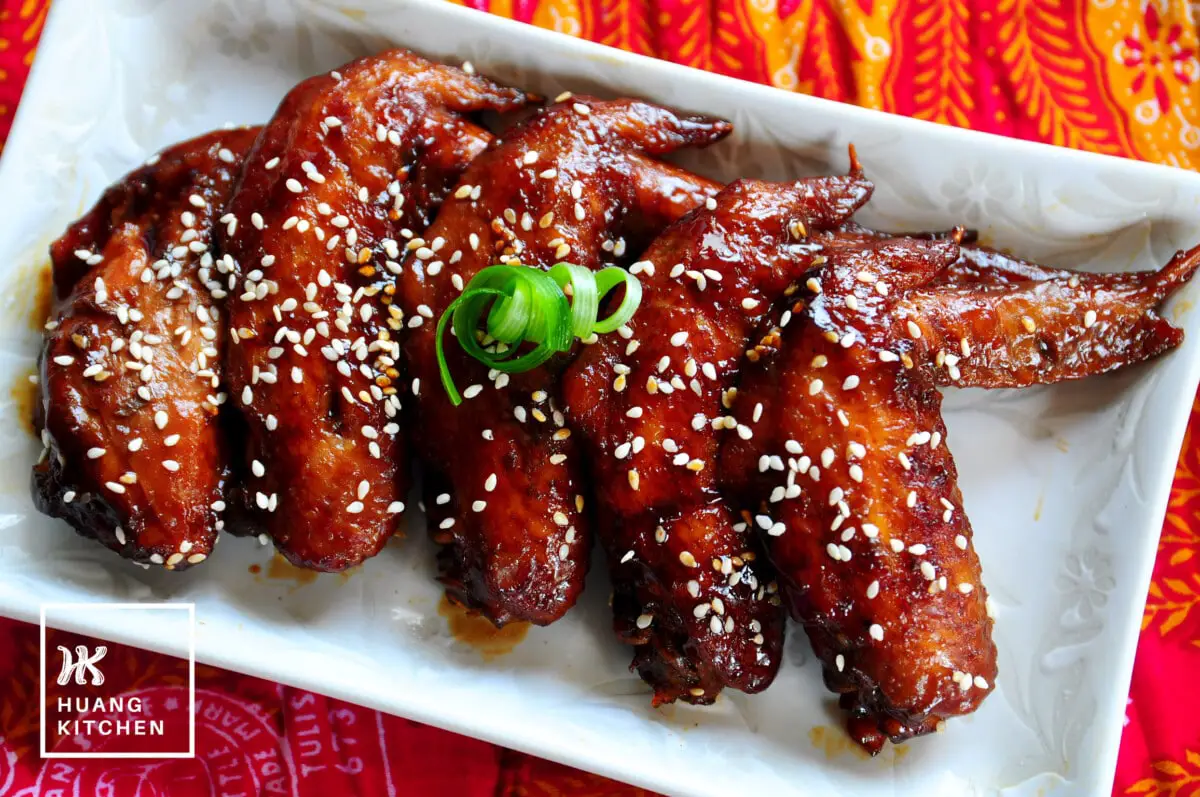 Soy Sauce Chicken Wings Recipe 豉油红烧鸡翼食谱 Huang Kitchen