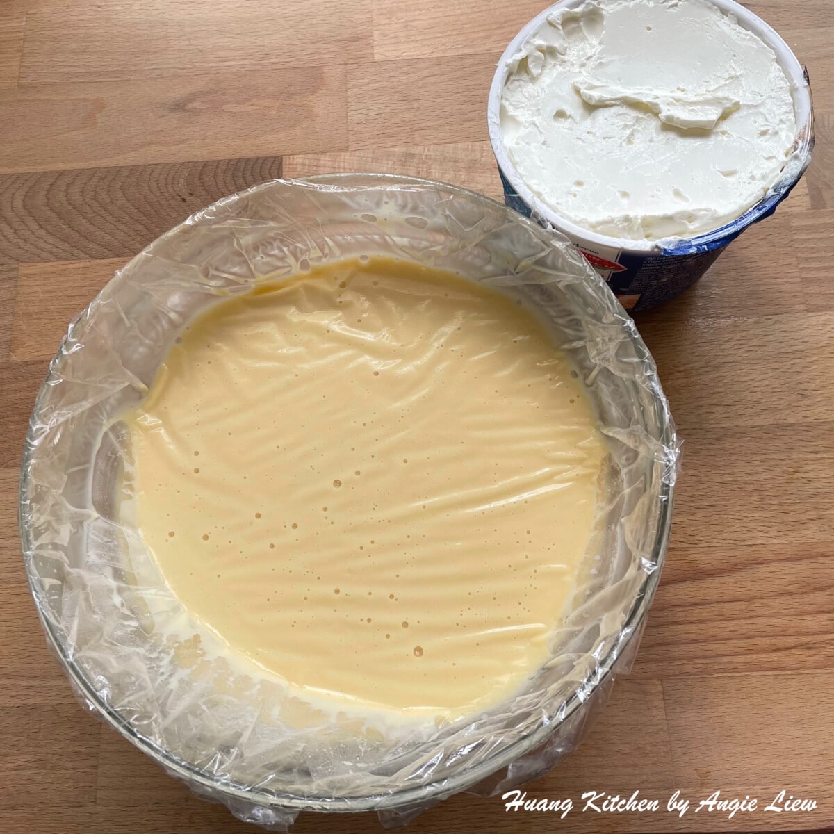 Easy Homemade Tiramisu Recipe by Huang Kitchen - Prepare Mascarpone Cheese