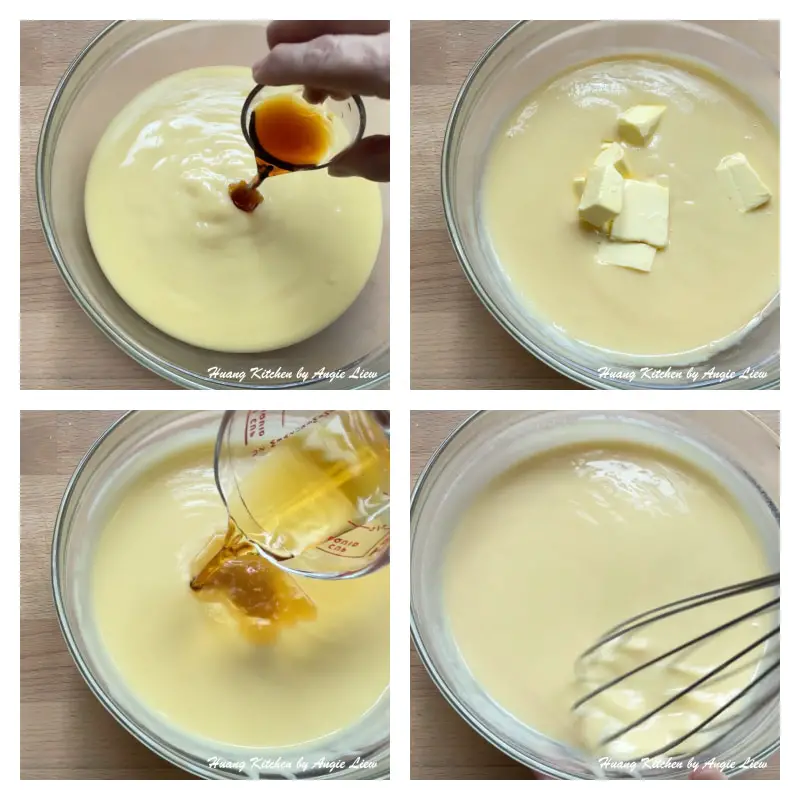 Easy Homemade Tiramisu Recipe by Huang Kitchen - Add vanilla essence, butter and rum