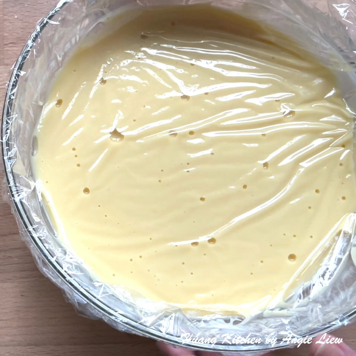 Easy Homemade Tiramisu Recipe by Huang Kitchen -Prepare cream filling