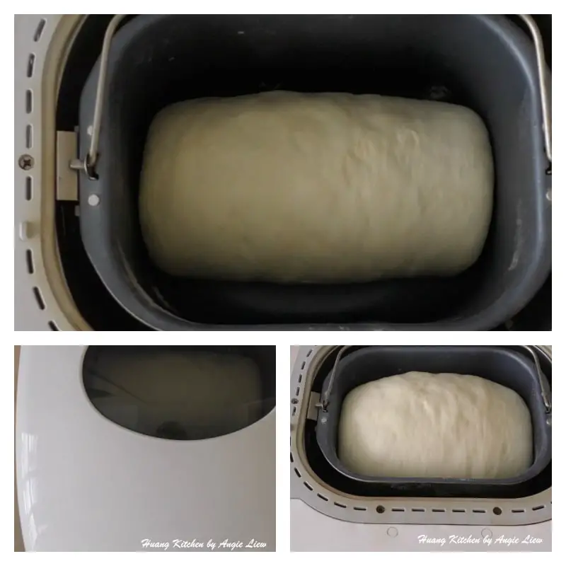 Basic White Bread Bread Machine Recipe by Huang Kitchen - proof bread loaf