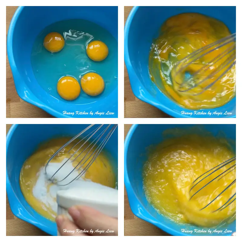 Homemade Caramel Kaya Recipe by Huang Kitchen - Mixing Kaya Egg Mixture